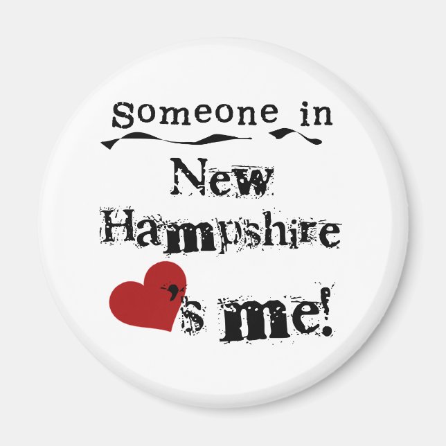 Imã Alguém Em New Hampshire Me Ama (Frente)