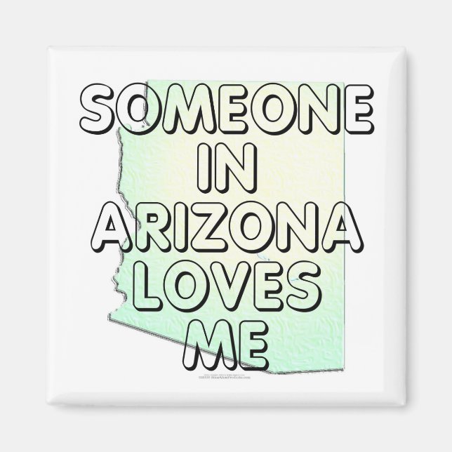 Imã Alguém na Arizona me ama (Frente)