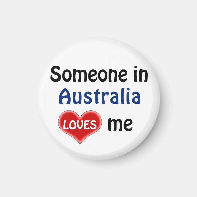 Imã Alguém na Austrália me ama (Frente)