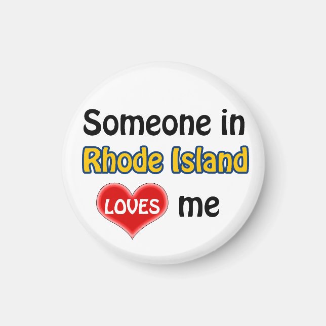 Imã Alguém na Rhode Island me ama (Frente)