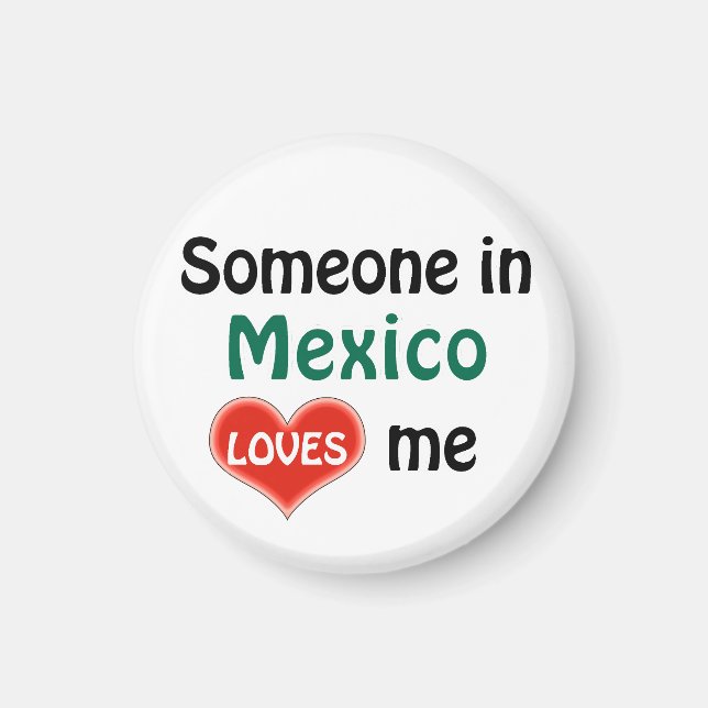 Imã Alguém no México me ama (Frente)