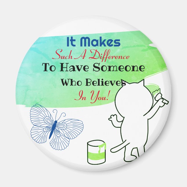 Imã Alguém Que Acredita Que Uma Citação Inspiradora É  (Frente)