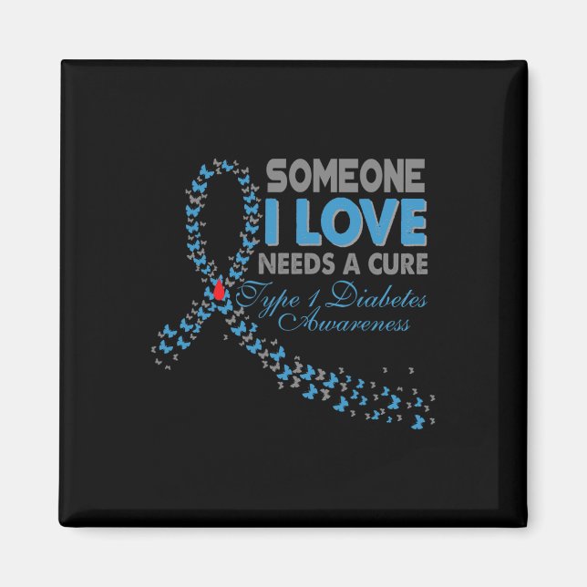 Imã Alguém Que Eu Amo Precisa De Uma Cura Diabetes Tip (Frente)