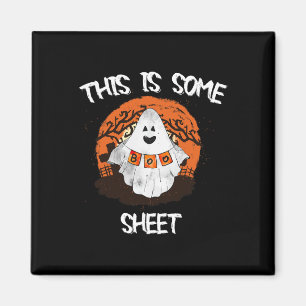 Imã Algum Folheto de Boo Halloween Ghost Engraçado Gif