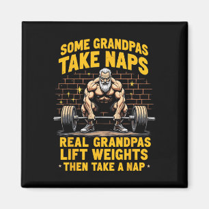 Imã Alguns Avós Tomam Naps Verdadeiros Avós Levantam P