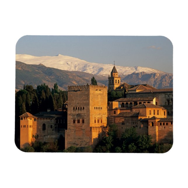 Ímã Alhambra; Granada; Andaluzia, Espanha, Serra (Horizontal)
