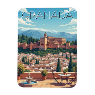 Ímã Alhambra Granada Espanha Viagem
