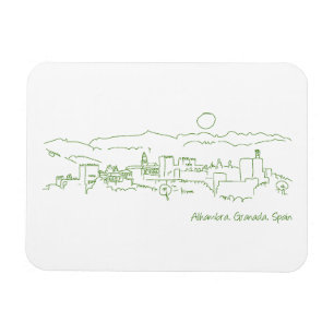 Ímã Alhambra Sunset