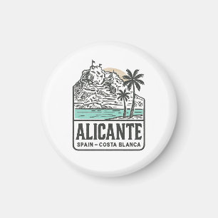 Imã Alicante Esboço Castelo de Santa Bárbara Costa Bla
