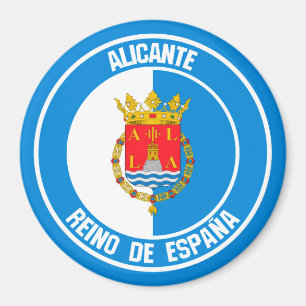 Imã Alicante Round Emblem