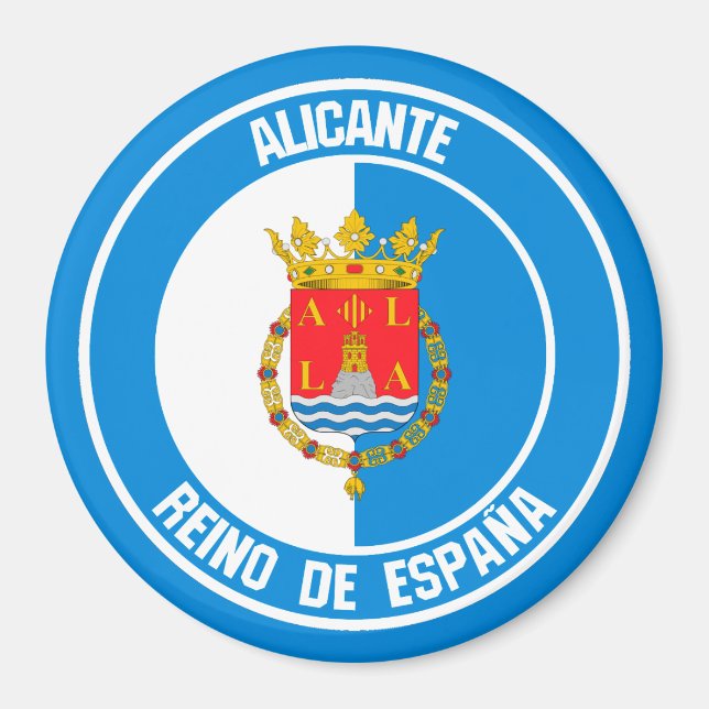 Imã Alicante Round Emblem (Frente)