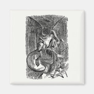 Imã Alice Através do Espelho - O Jabberwocky