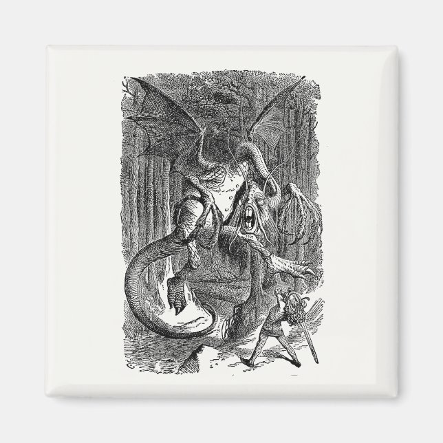 Imã Alice Através do Espelho - O Jabberwocky (Frente)