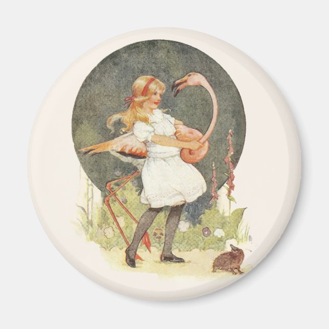 Imã Alice e Flamingo (Frente)