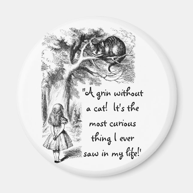 Imã Alice e o Gato de Cheshire (Frente)