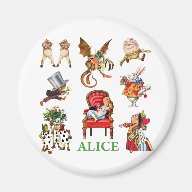 Imã Alice e seus amigos no País das Maravilhas (Frente)