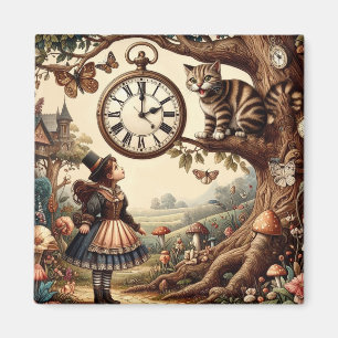 Imã Alice & Gato de Cheshire: Fantasia Caprichosa do P