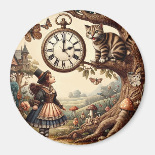 Imã Alice & Gato de Cheshire: Fantasia Caprichosa do P