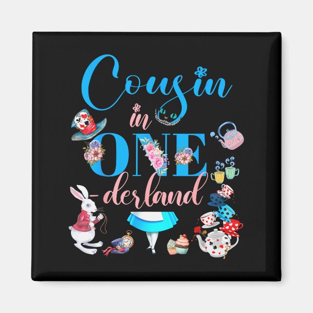 Imã Alice In Onederland Family Cousin Of The Birthday  (Frente)