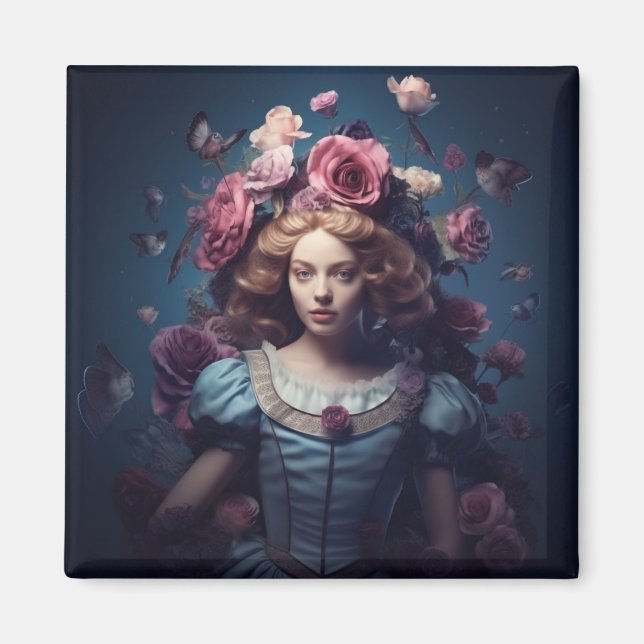 Imã Alice In Wonderland Magnet (Frente)