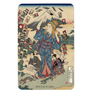 Ímã Alice Lost in Japan | Ukiyo-e Floating Wonderland