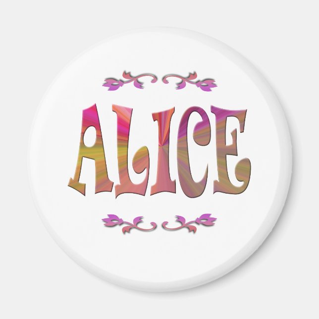 Imã Alice Magnet (Frente)