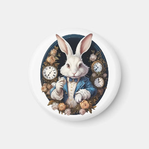 Imã Alice no Coelho Branco em Relógios e rosas
