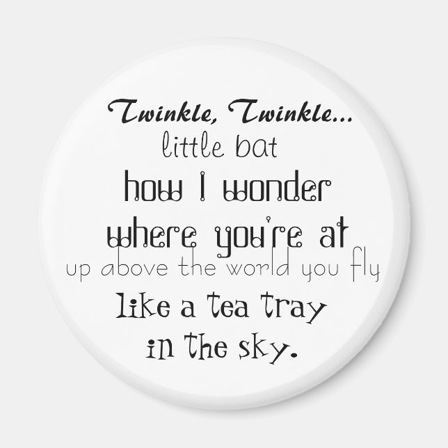 Imã Alice no País das Maravilhas (Frente)