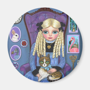 Imã Alice no País das Maravilhas e Dinah Cat Fada Fad