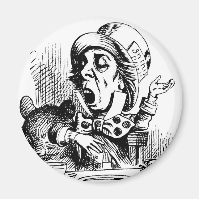 Imã Alice no País das Maravilhas Mad Hatter (Frente)