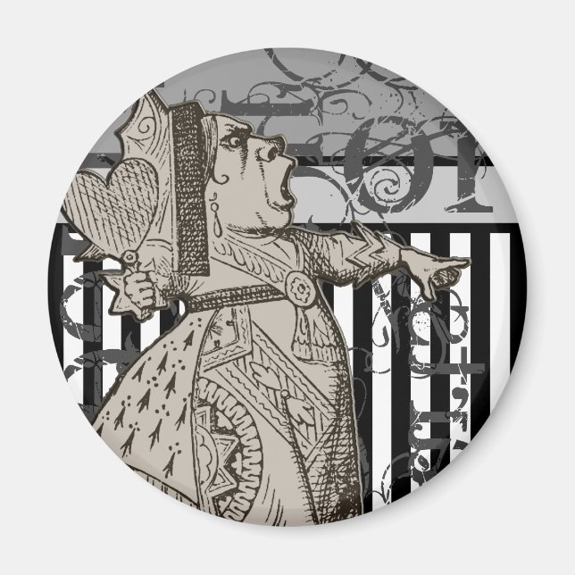 Imã Alice no País das Maravilhas Rainha dos Corações G (Frente)