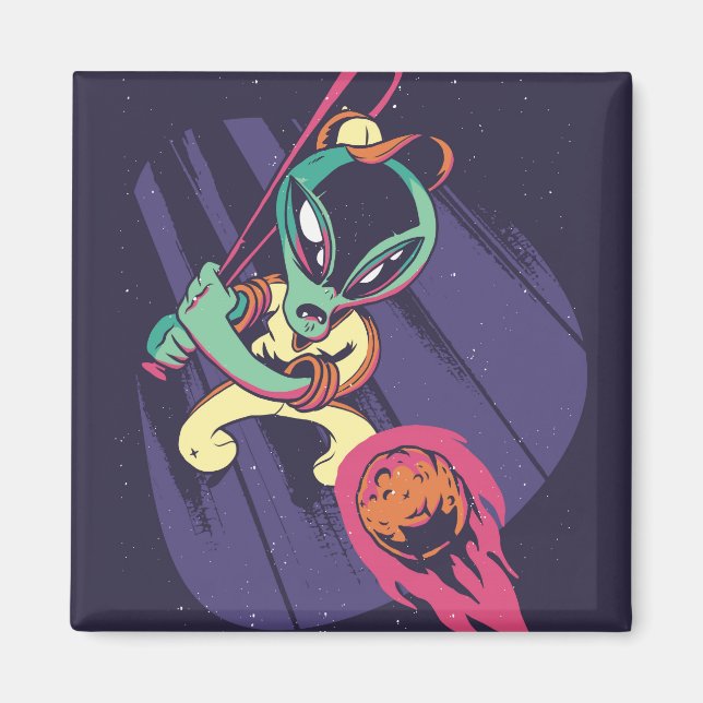 Imã Alienígena Baseball (Frente)