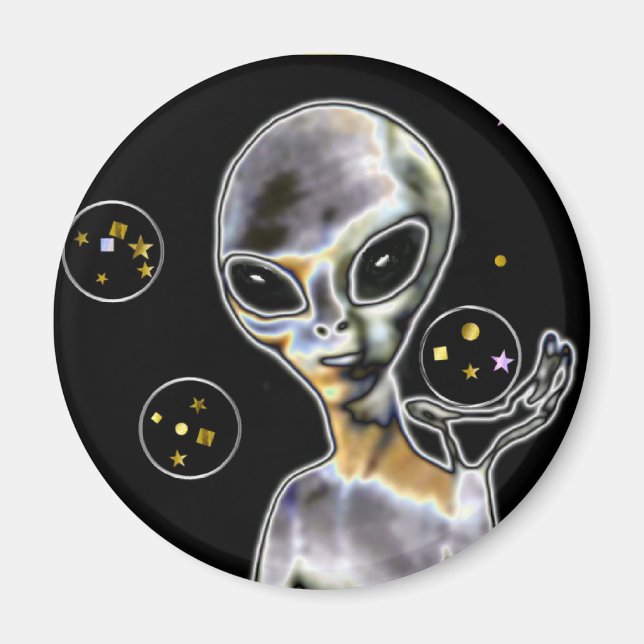 Imã Alienígena brilhante - (Frente)