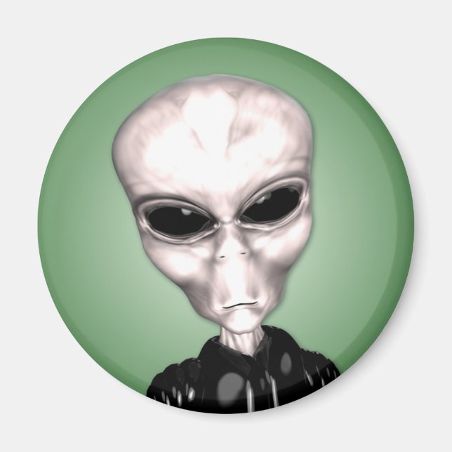 Imã Alienígena Cinza (Frente)