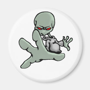 Imã Alienígena cinzenta dos grafites - ímã