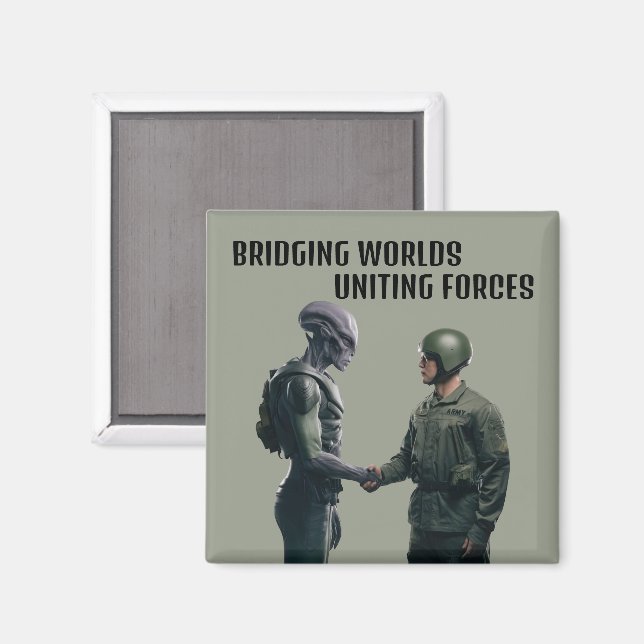 Imã Alienígena e soldado (Front/Back)