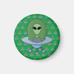 Imã Alienígena em sua nave espacial