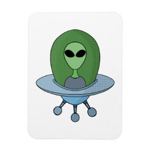 Ímã Alienígena em sua nave espacial