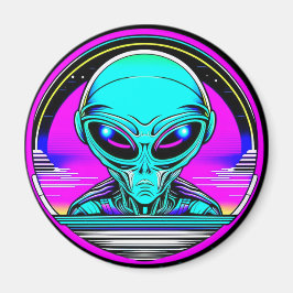 Imã Alienígena Extraterrestre Voando um OVNI