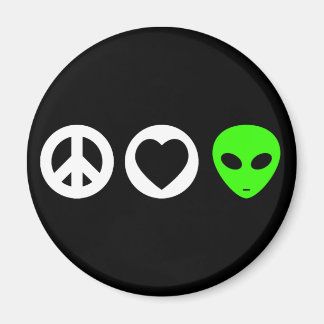 Imã Alienígena Peace Love