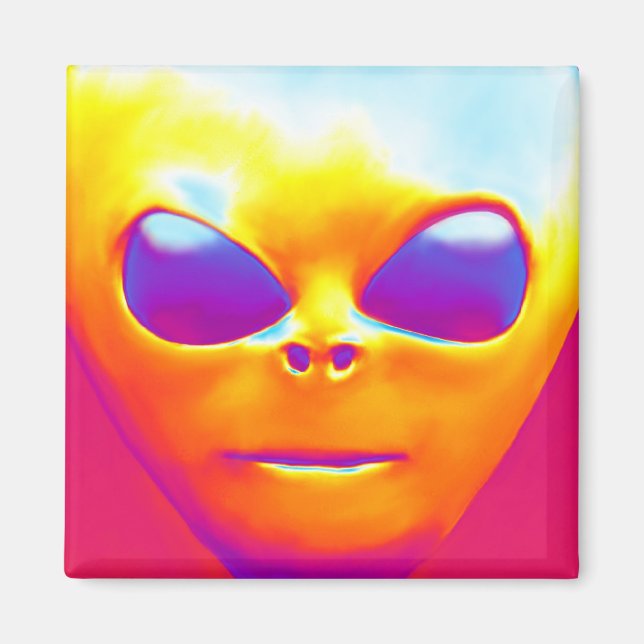 Imã Alienígena psicodélica (Frente)
