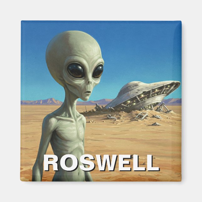 Imã Alienígena Roswell Novo México (Frente)