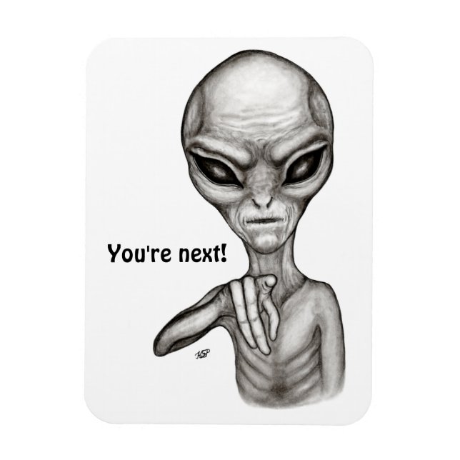 Ímã Alienígena ruim, você é a próxima! (Vertical)