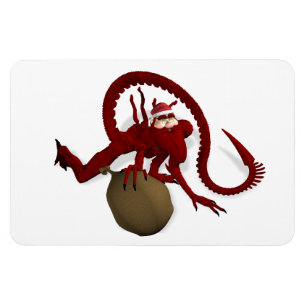 Ímã Alienígena Santa Claus