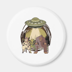 Imã Alienígena Unicorn Bigfoot Aliens OFO Trust Gift