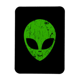Ímã alienígena verde da extraterra de ficção cient