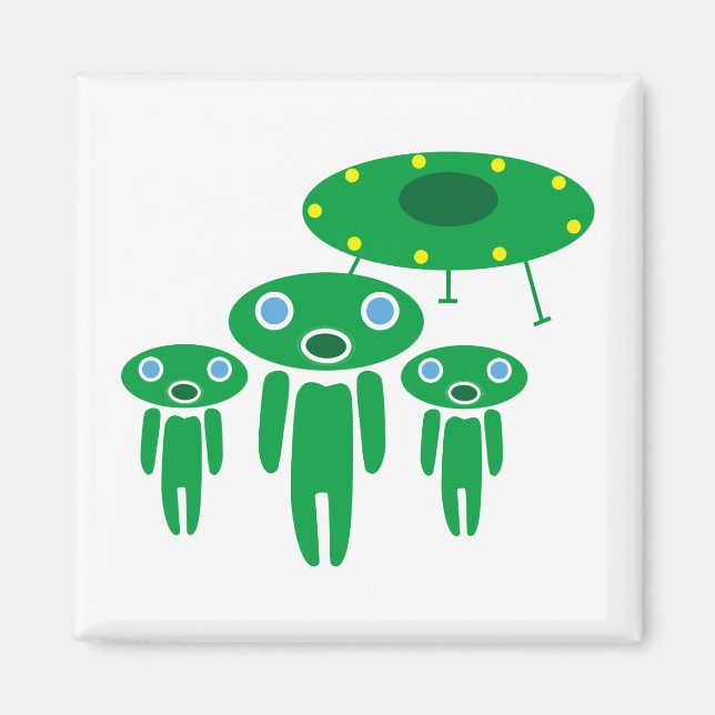 Imã Aliens de chegada (Frente)