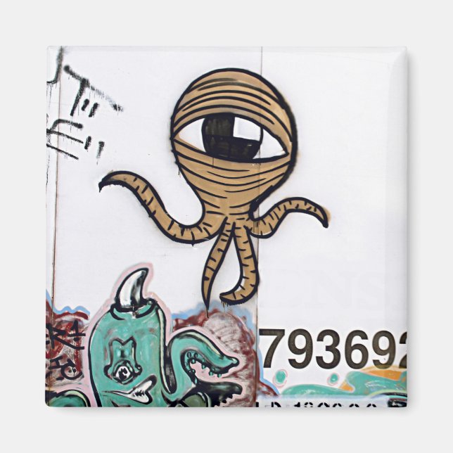 Imã Aliens Graffitti (Frente)