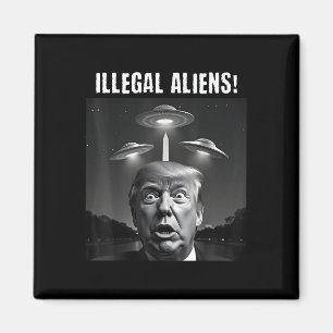 Imã Aliens ilegais. Trump Selfie, Alienígena E Ufo