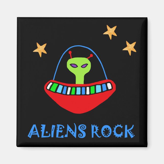 Imã aliens rOcK! (Frente)